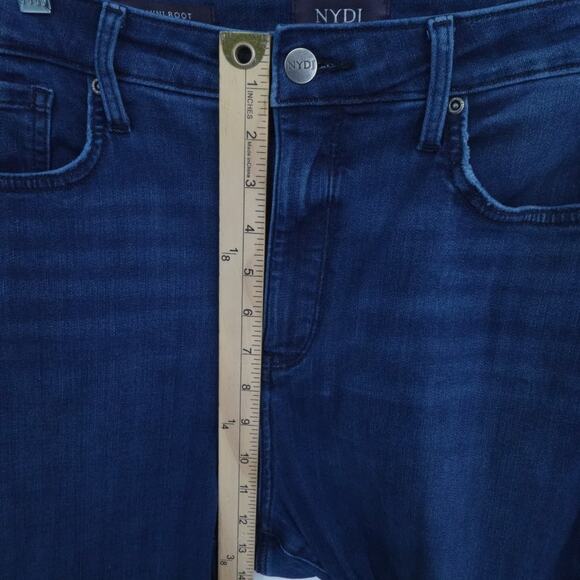 NYDJ Jean Womens 14 Blue Denim Billie Mini Boot Lift Tuck Stretch Everyday Comfy - Picture 5 of 13